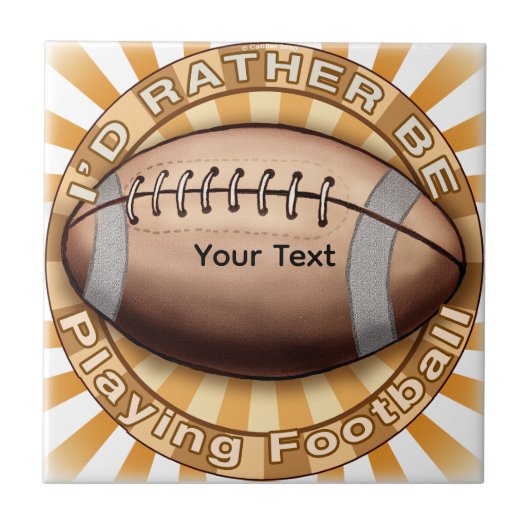 I'd Rather Play Football タイル (正面)