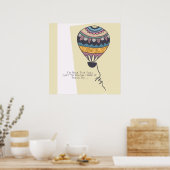 I'd Risk the Fall Motivational Quote ポスター (キッチン)