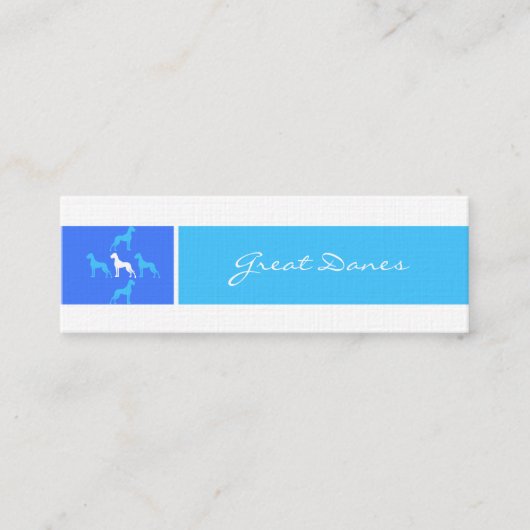 ID Series Great Dane スキニー名刺 (正面)