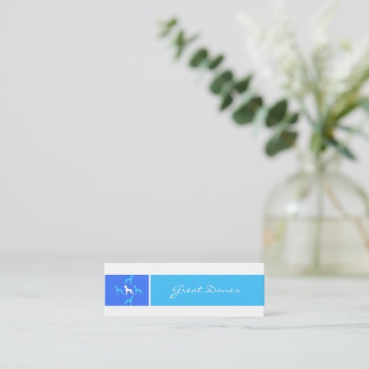 ID Series Great Dane スキニー名刺 (スタンド正面)