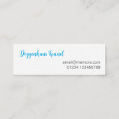 ID Series Great Dane スキニー名刺 (裏面)