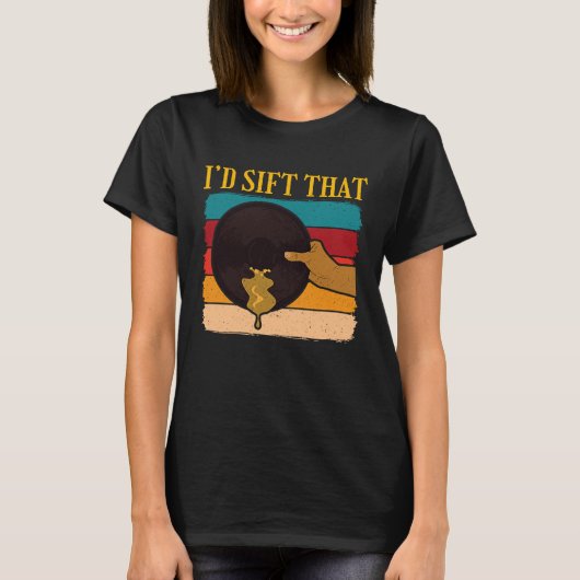 Id Sift That金ゴールドプロスペクター1 Tシャツ (正面)