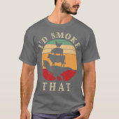Id Smokehat Perfect Pitmaster Gift Meat Grilling B Tシャツ (正面)