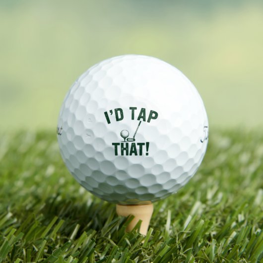 I'd Trap That Funny Golfing Sarcastic Sayings Golf ゴルフボール (インサイチュ 木)