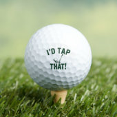 I'd Trap That Funny Golfing Sarcastic Sayings Golf ゴルフボール (インサイチュ 木)