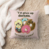 ID UOは与えドーナツだが私はキラキラではない クッション (ブランケット)