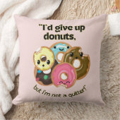 ID UOは与えドーナツだが私はキラキラではない クッション (ブランケット)