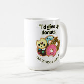 ID UOは与えドーナツだが私はキラキラではない コーヒーマグカップ (正面右)