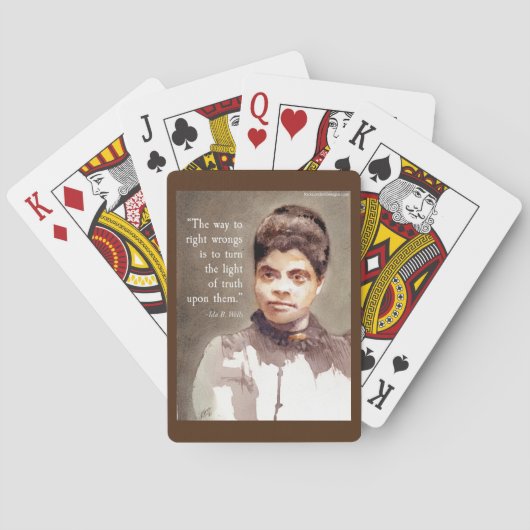 Ida B ウェルズと"真実"の引用 トランプ (裏面)