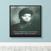 Ida B Wells 真実を求めて キャンバスプリント (インサイチュ (ウッドフロア))