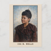 Ida B Wells Portrait Painting ポストカード (正面)