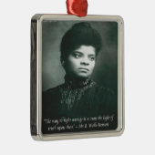 Ida B Wells & Truth 引用句 メタルオーナメント (右)