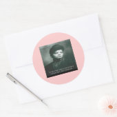 Ida B Wells & Truth 引用句 ラウンドシール (封筒)