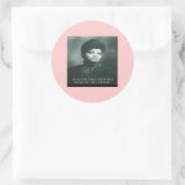 Ida B Wells & Truth 引用句 ラウンドシール (バッグ)