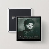 Ida B Wells & Truth 引用句 缶バッジ (正面&裏面)