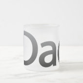 iDadのコーヒー・マグ フロストグラスマグカップ (中央)