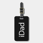 iDadの荷物のラベル(iのパパ) ラゲッジタグ (正面縦)