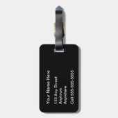 iDadの荷物のラベル(iのパパ) ラゲッジタグ (裏面縦)