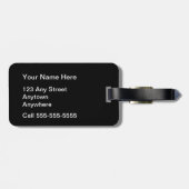 iDadの荷物のラベル(iのパパ) ラゲッジタグ (裏面横)