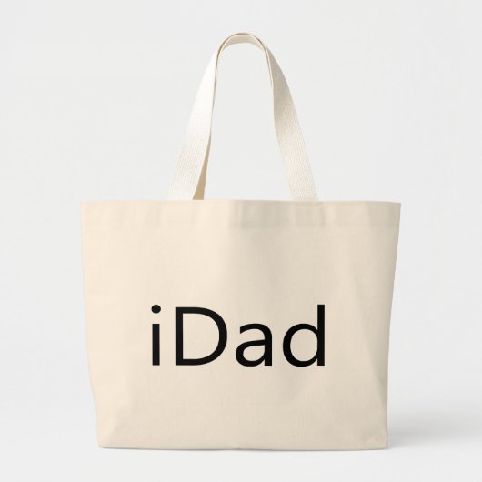 iDad ラージトートバッグ (正面)