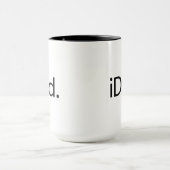 iDad ロゴ (i Dad) マグカップ (中央)