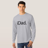 iDad ロゴ (i Dad) Tシャツ (正面フル)