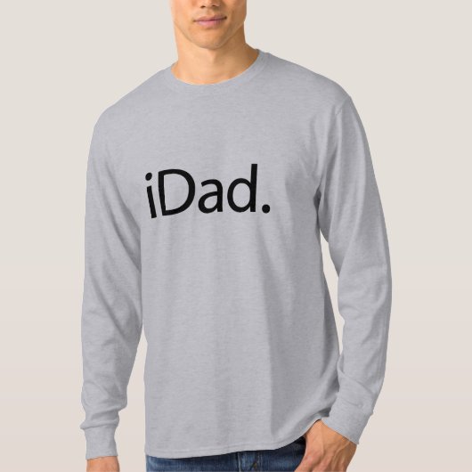 iDad ロゴ (i Dad) Tシャツ (正面)