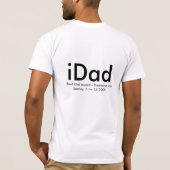 iDad, iDad賞最高の – 日曜日に発表，ジュー… Tシャツ (裏面)