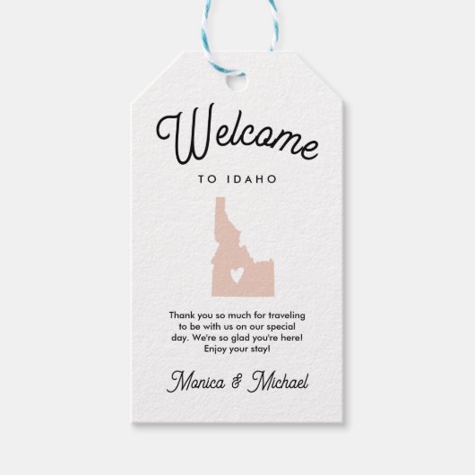 IDAHOの色結婚にようこそ!! ギフトタグ (正面)