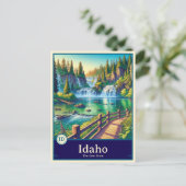 Idaho | Anime Style Cel Shaded Postcard ポストカード (スタンド正面)