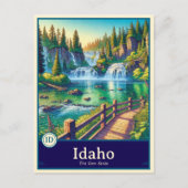 Idaho | Anime Style Cel Shaded Postcard ポストカード (正面)