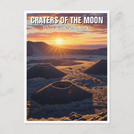 Idaho Craters of the Moon National Monument ポストカード