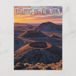 Idaho Craters of the Moon National Monument ポストカード