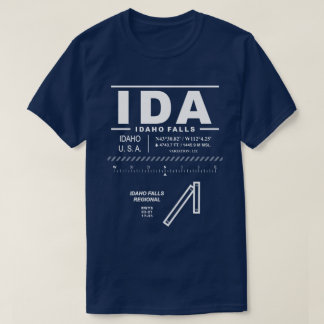 Idaho Falls Regional Airport IDA Tシャツ