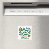 Idaho Family Trip Keepsake Personalized マグネット (インサイチュ (食洗機))