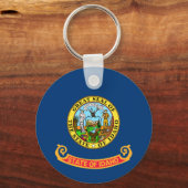 Idaho Flag, the Gem State, American states キーホルダー (正面)