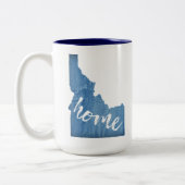 Idaho Home Wood Grain ツートーンマグカップ (左)