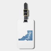 Idaho Home Wood Grain ラゲッジタグ (正面縦)