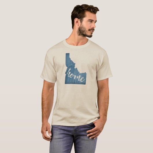 Idaho Home Wood Grain Tシャツ (正面フル)