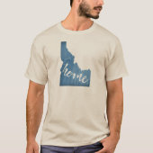 Idaho Home Wood Grain Tシャツ (正面)