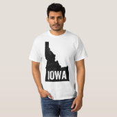Idaho Iowa Funny Geography Mix up  Tシャツ (正面フル)