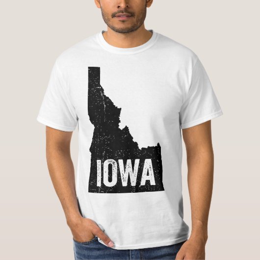 Idaho Iowa Funny Geography Mix up  Tシャツ (正面)