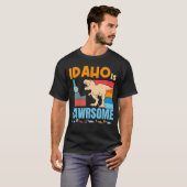 Idaho Is Awesome Dinosaur I Love Idaho Gift Boys G Tシャツ (正面フル)