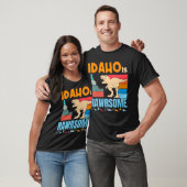 Idaho Is Awesome Dinosaur I Love Idaho Gift Boys G Tシャツ (ユニセックス)