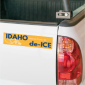 Idaho political bumper sticker バンパーステッカー (トラック上)
