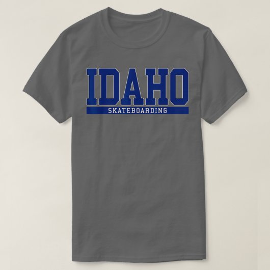 Idaho Skateboarding  Tシャツ (デザイン正面)