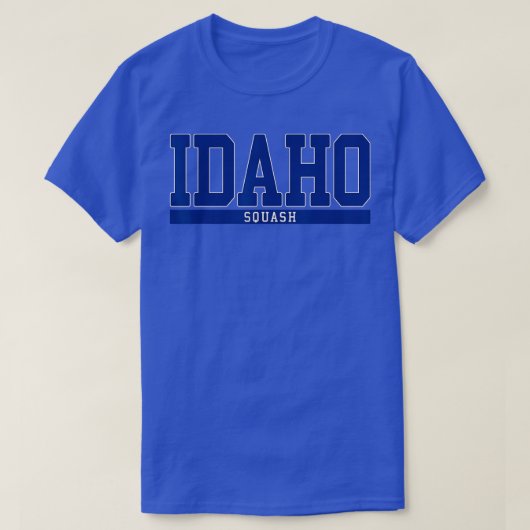Idaho Squash  Tシャツ (デザイン正面)