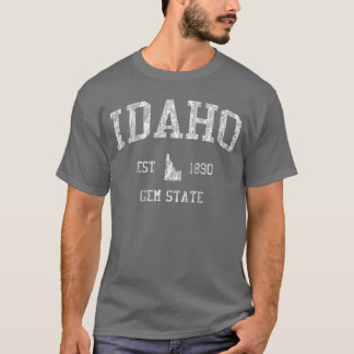 Idaho Vintage Sports Design Idahoanee retro Tシャツ