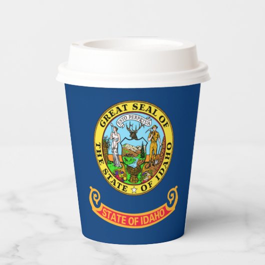 Idahoan Flag, Flag of Idaho 紙コップ (裏面)