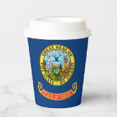 Idahoan Flag, Flag of Idaho 紙コップ (正面)